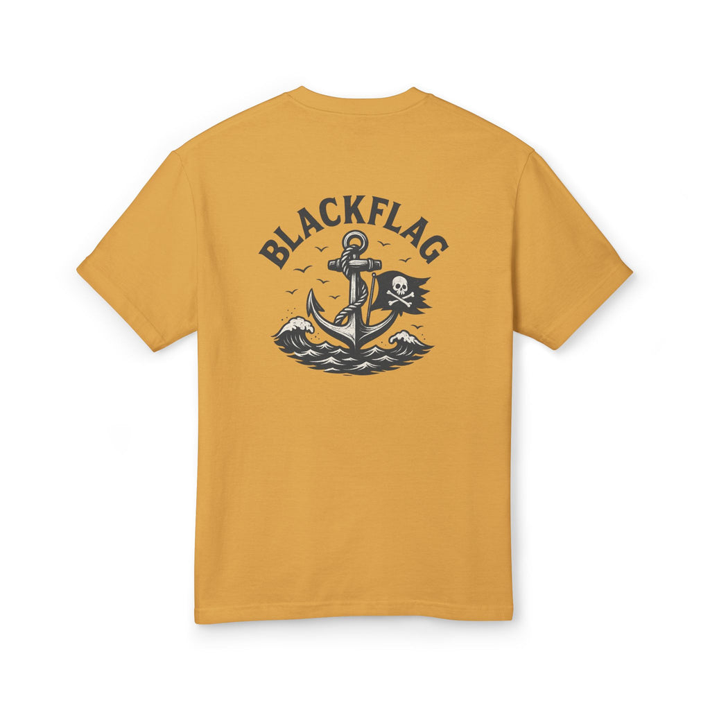 Unisex Tee Shirt BlackFlag resting by the sea Design
