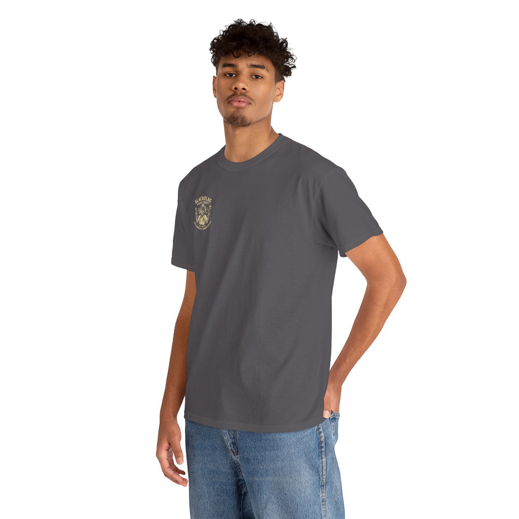 Blackflag Night Shift Unisex Tee - Full Throttle Motorcycle Shirt, Biker Apparel, Casual Wear, Gift for Riders, Vintage Style