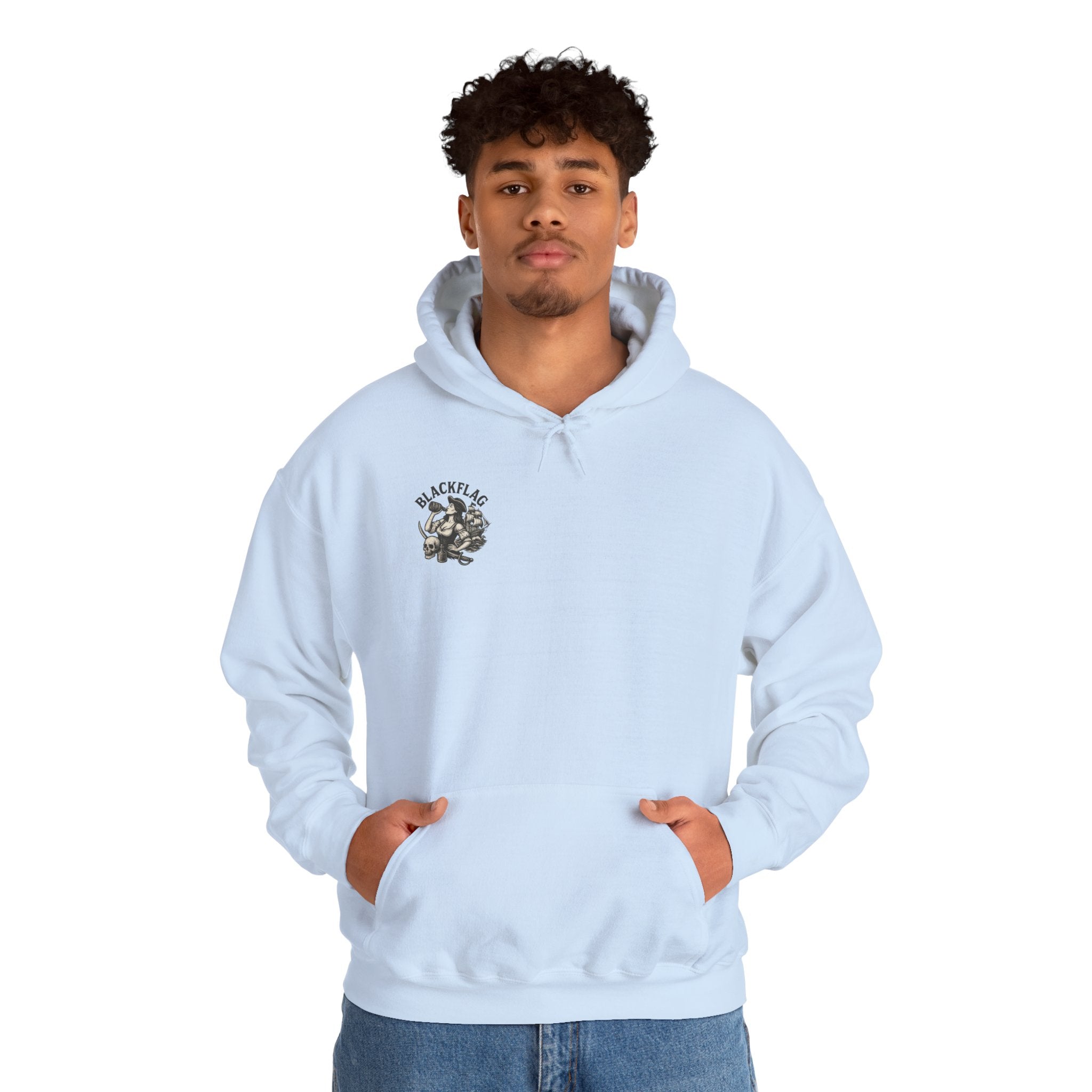 BlackFlag Ye Lady Hoodie Unisex Hoodie | Heavy Blend Hooded Sweatshirt for Adventure Lovers, Casual Streetwear
