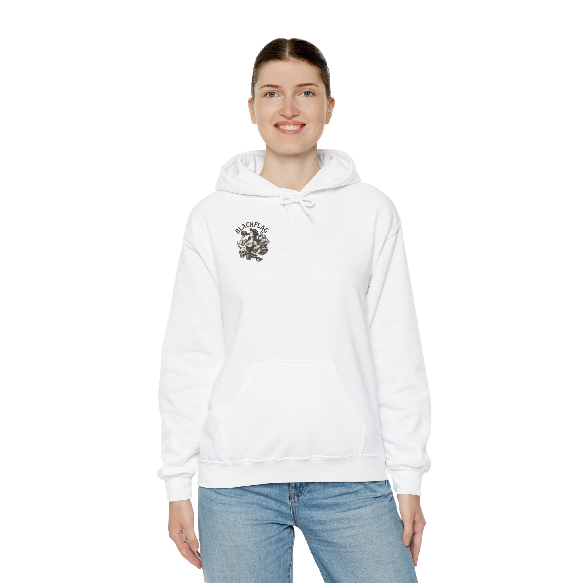BlackFlag Ye Lady Hoodie Unisex Hoodie | Heavy Blend Hooded Sweatshirt for Adventure Lovers, Casual Streetwear