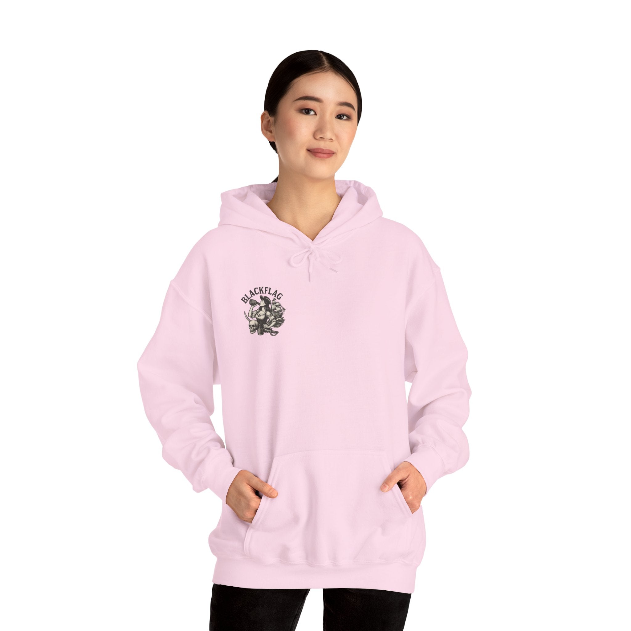 BlackFlag Ye Lady Hoodie Unisex Hoodie | Heavy Blend Hooded Sweatshirt for Adventure Lovers, Casual Streetwear