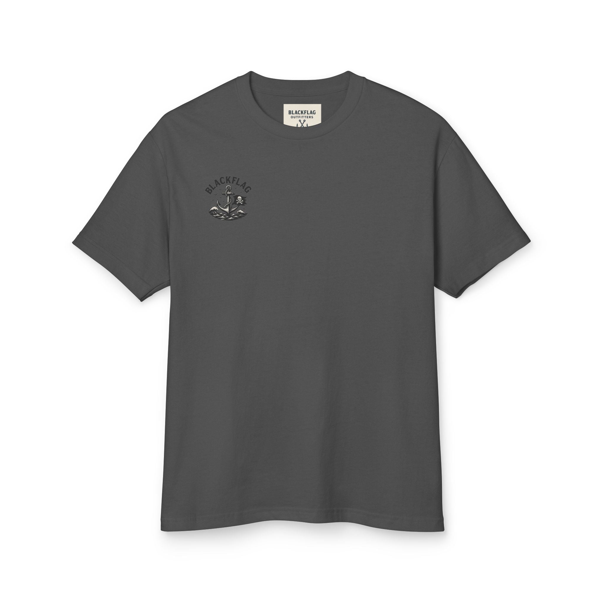 Unisex Tee Shirt BlackFlag resting by the sea Design