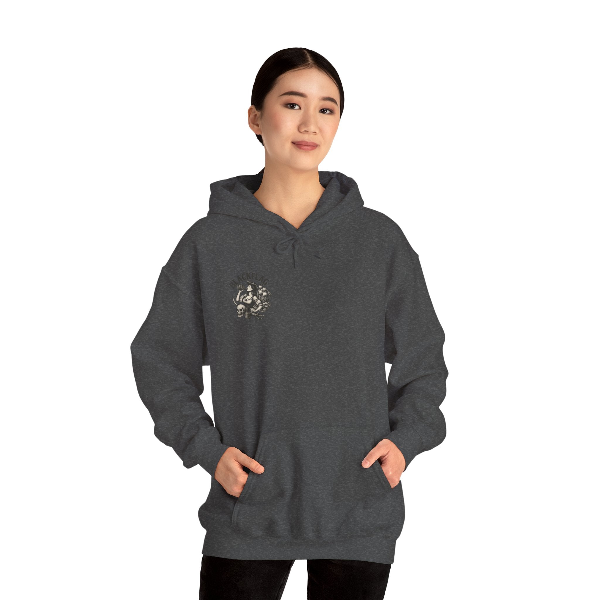 BlackFlag Ye Lady Hoodie Unisex Hoodie | Heavy Blend Hooded Sweatshirt for Adventure Lovers, Casual Streetwear