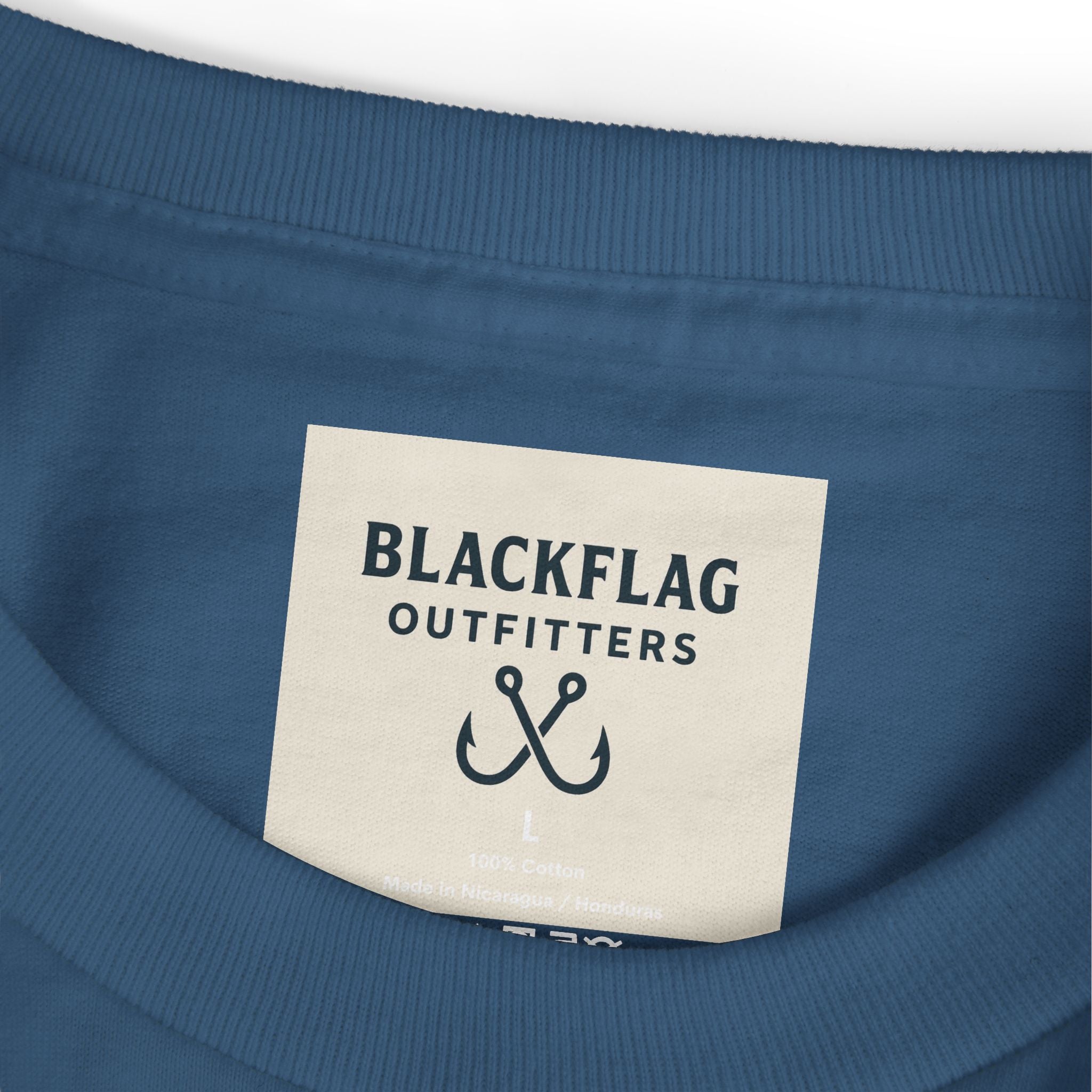 Unisex Tee Shirt BlackFlag resting by the sea Design