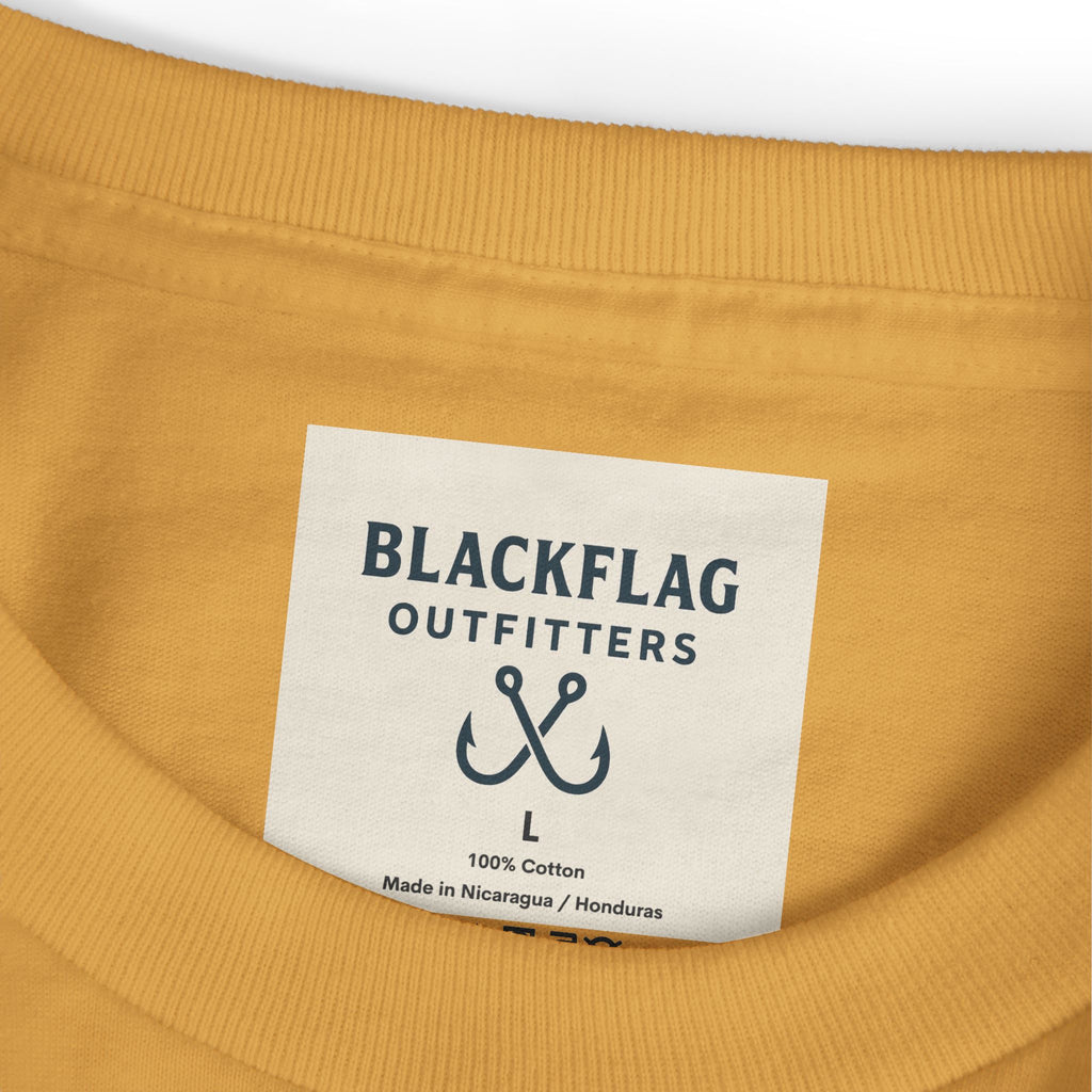 Unisex Tee Shirt BlackFlag resting by the sea Design