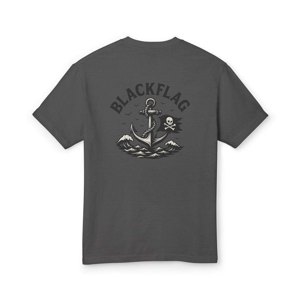 Unisex Tee Shirt BlackFlag resting by the sea Design