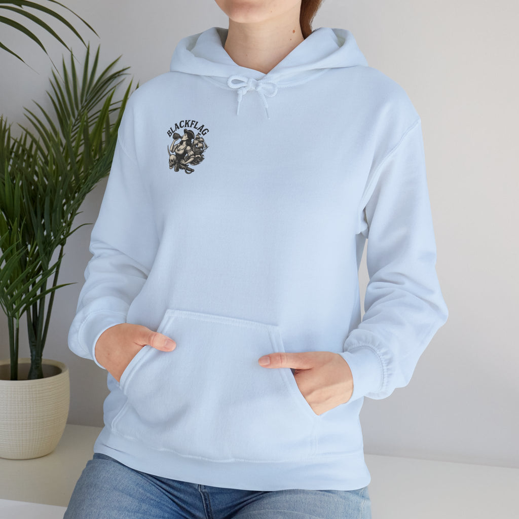BlackFlag Ye Lady Hoodie Unisex Hoodie | Heavy Blend Hooded Sweatshirt for Adventure Lovers, Casual Streetwear