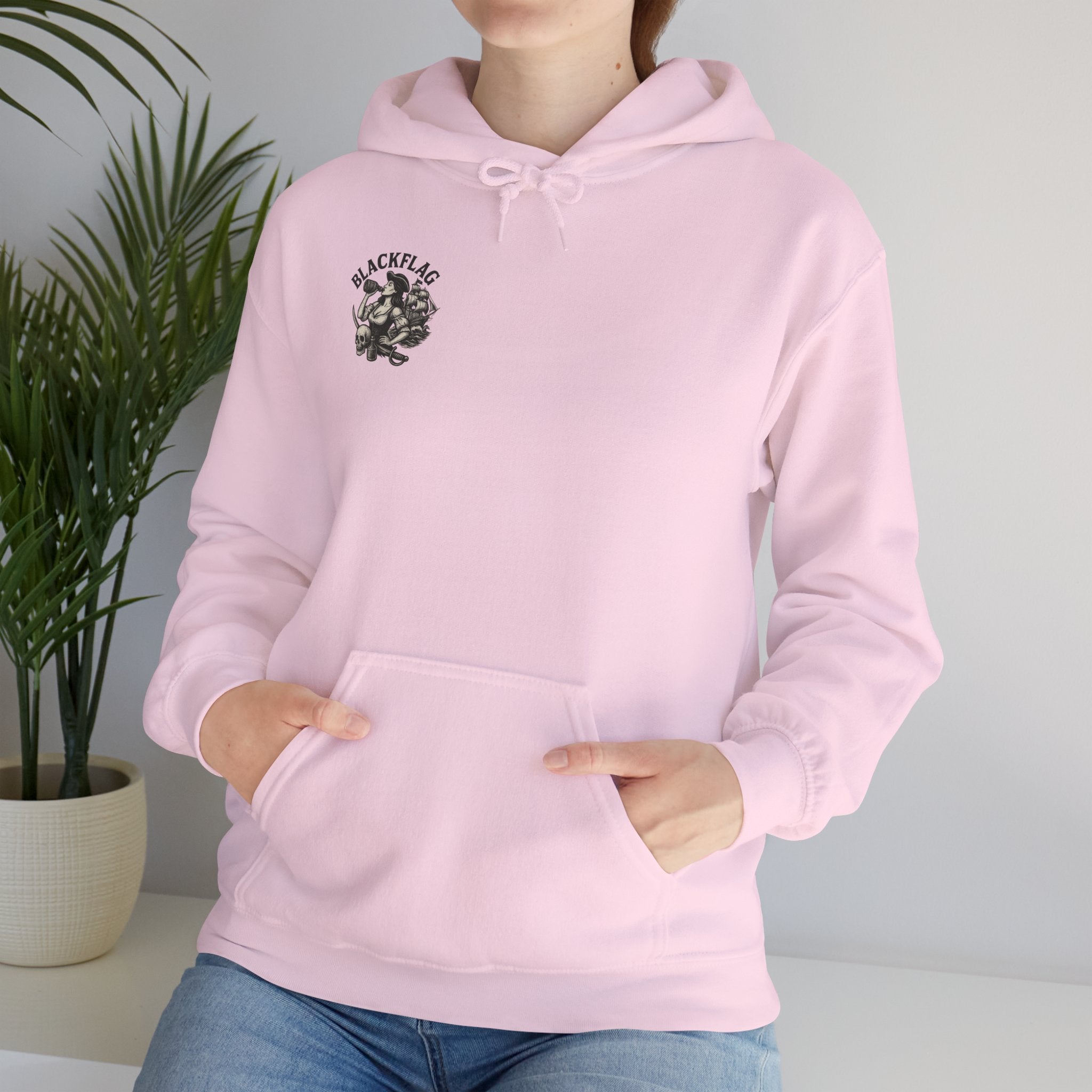 BlackFlag Ye Lady Hoodie Unisex Hoodie | Heavy Blend Hooded Sweatshirt for Adventure Lovers, Casual Streetwear