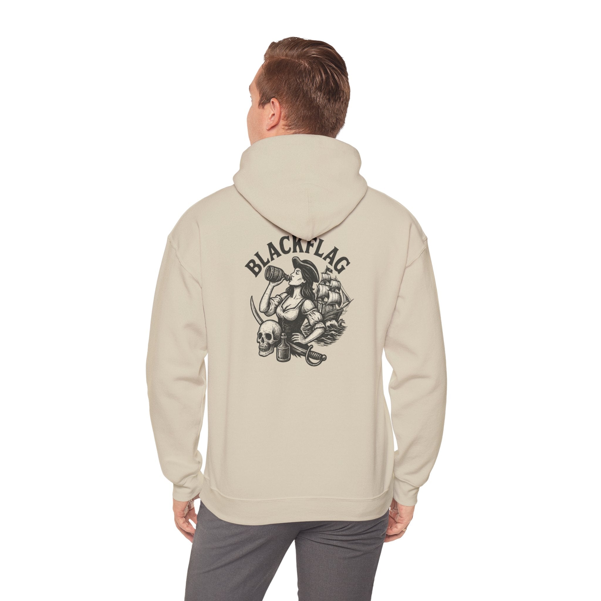BlackFlag Ye Lady Hoodie Unisex Hoodie | Heavy Blend Hooded Sweatshirt for Adventure Lovers, Casual Streetwear