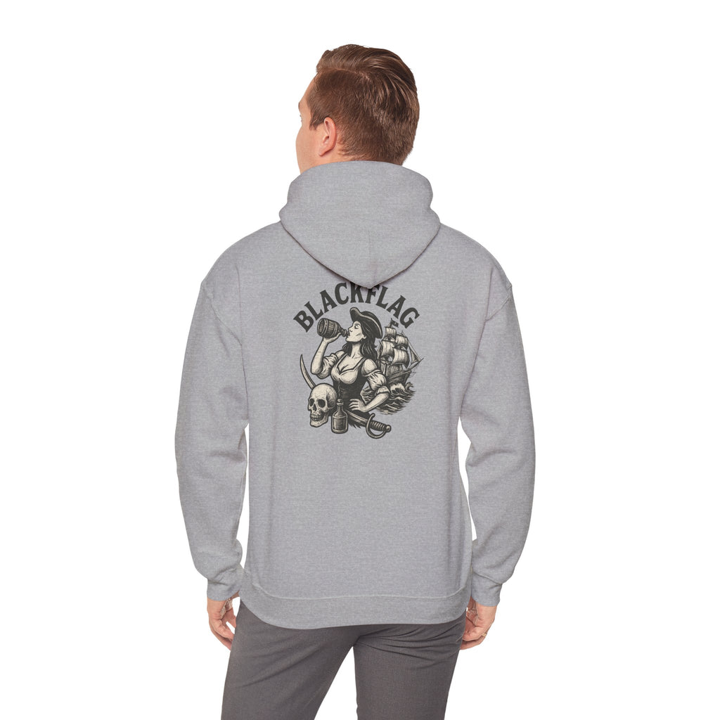 BlackFlag Ye Lady Hoodie Unisex Hoodie | Heavy Blend Hooded Sweatshirt for Adventure Lovers, Casual Streetwear