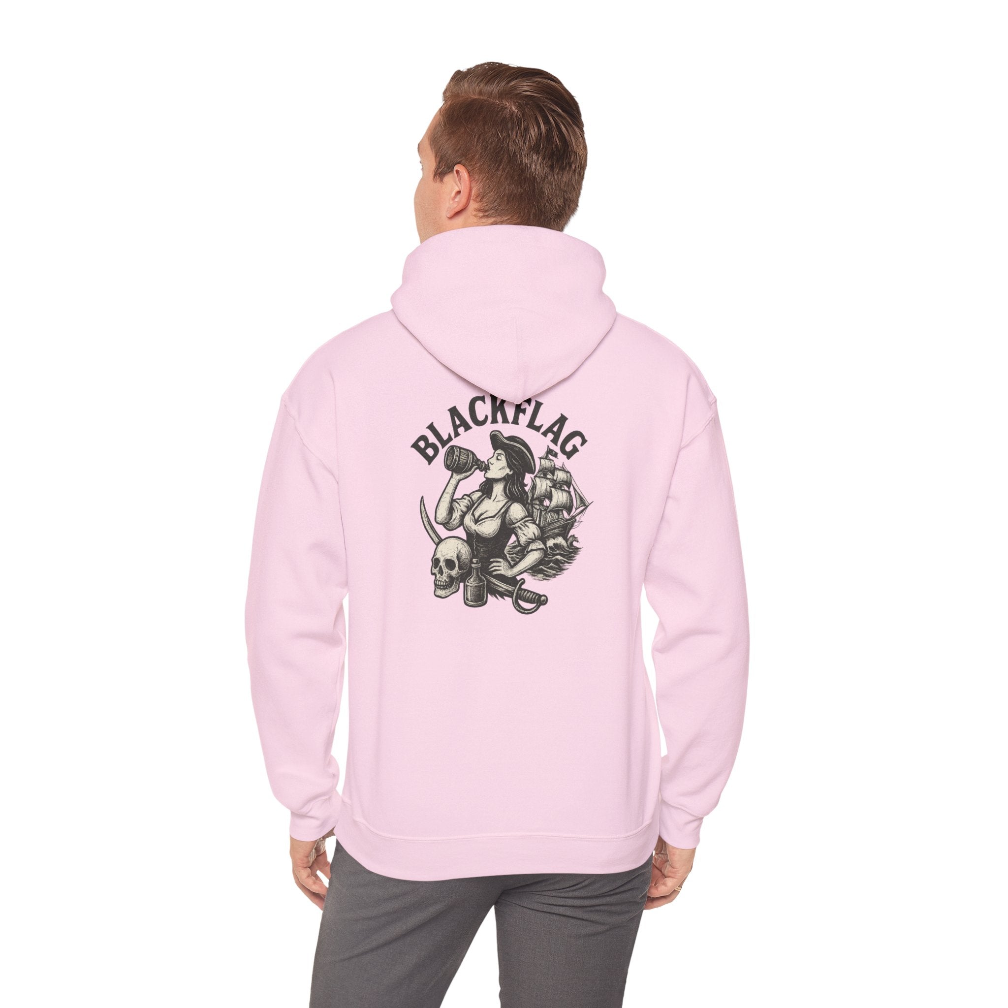 BlackFlag Ye Lady Hoodie Unisex Hoodie | Heavy Blend Hooded Sweatshirt for Adventure Lovers, Casual Streetwear