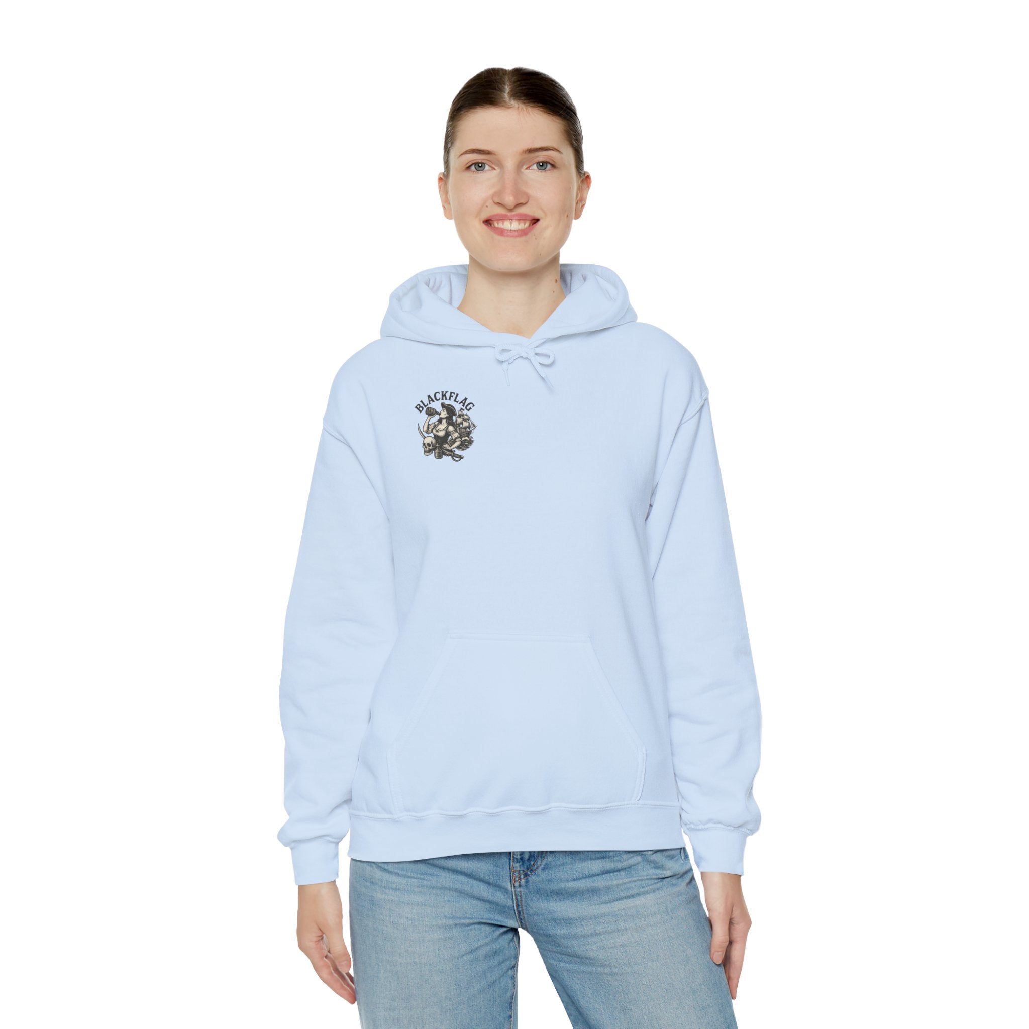 BlackFlag Ye Lady Hoodie Unisex Hoodie | Heavy Blend Hooded Sweatshirt for Adventure Lovers, Casual Streetwear