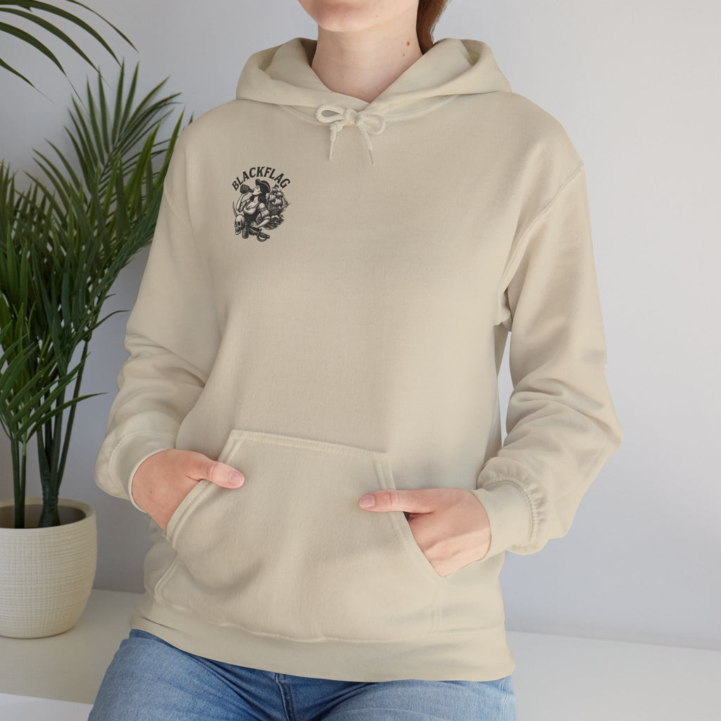 BlackFlag Ye Lady Hoodie Unisex Hoodie | Heavy Blend Hooded Sweatshirt for Adventure Lovers, Casual Streetwear