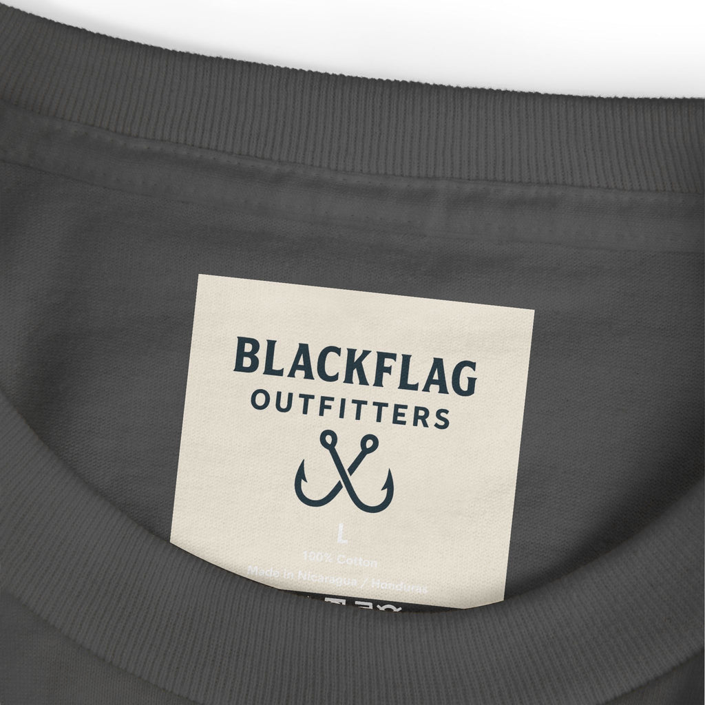 Unisex Tee Shirt BlackFlag resting by the sea Design