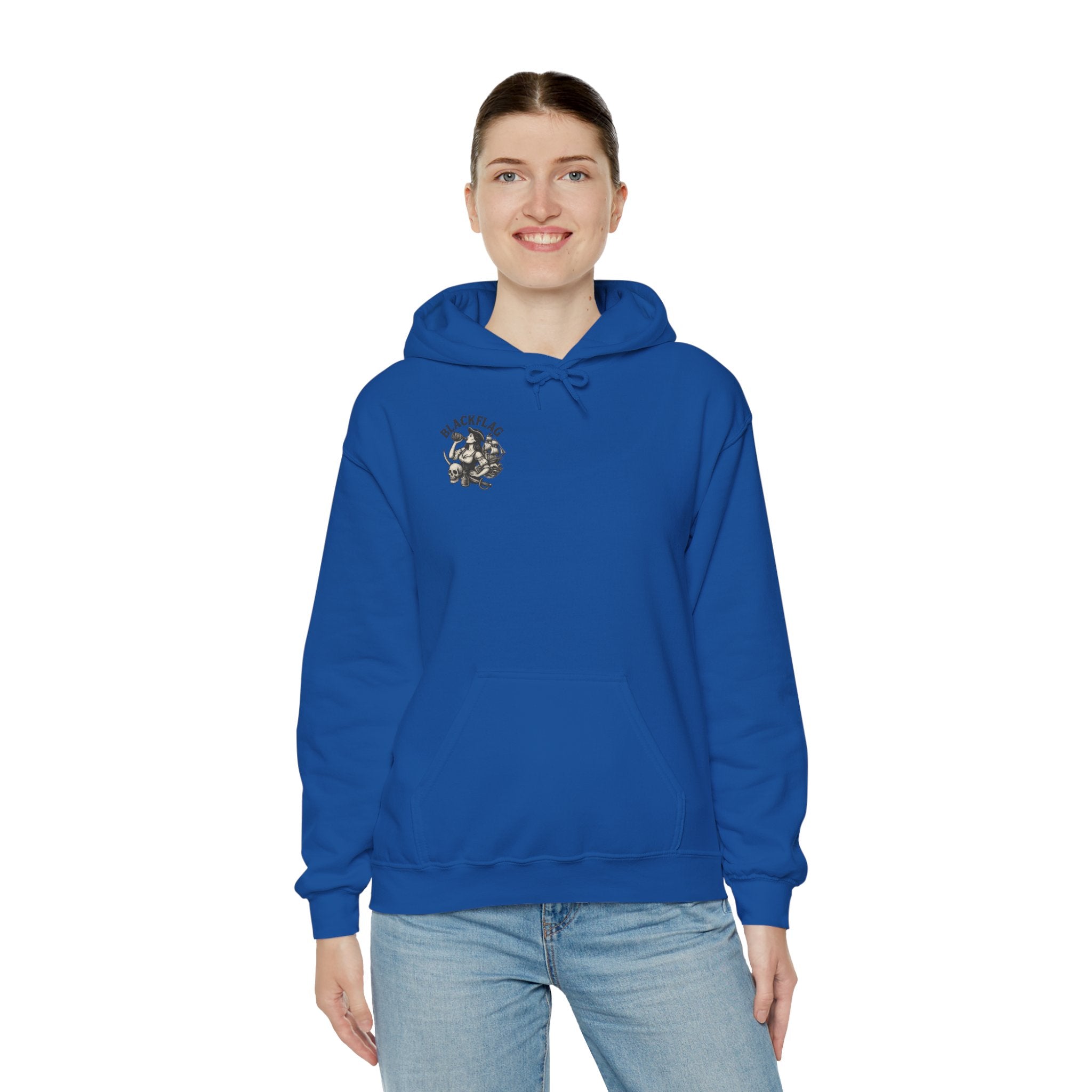 BlackFlag Ye Lady Hoodie Unisex Hoodie | Heavy Blend Hooded Sweatshirt for Adventure Lovers, Casual Streetwear
