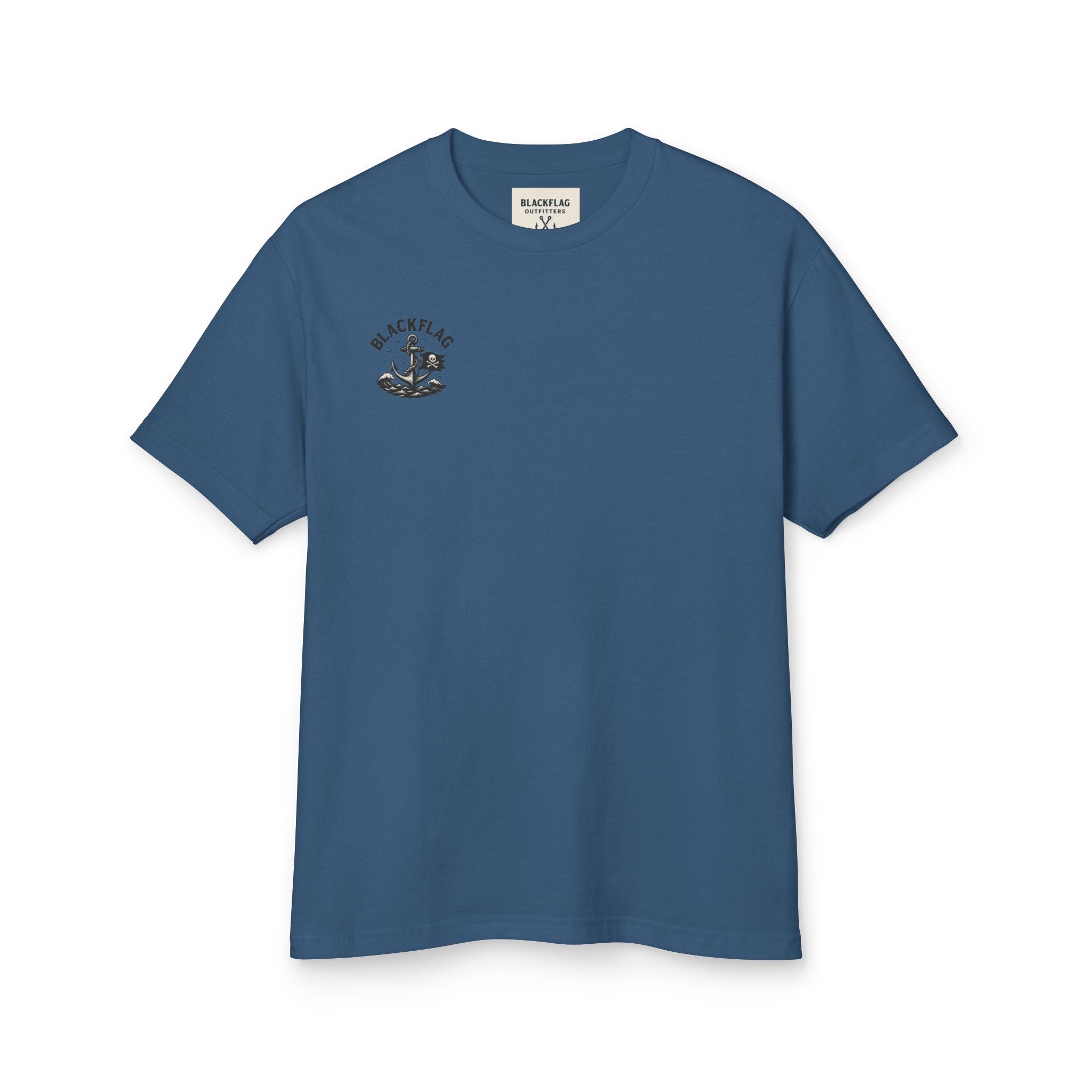 Unisex Tee Shirt BlackFlag resting by the sea Design