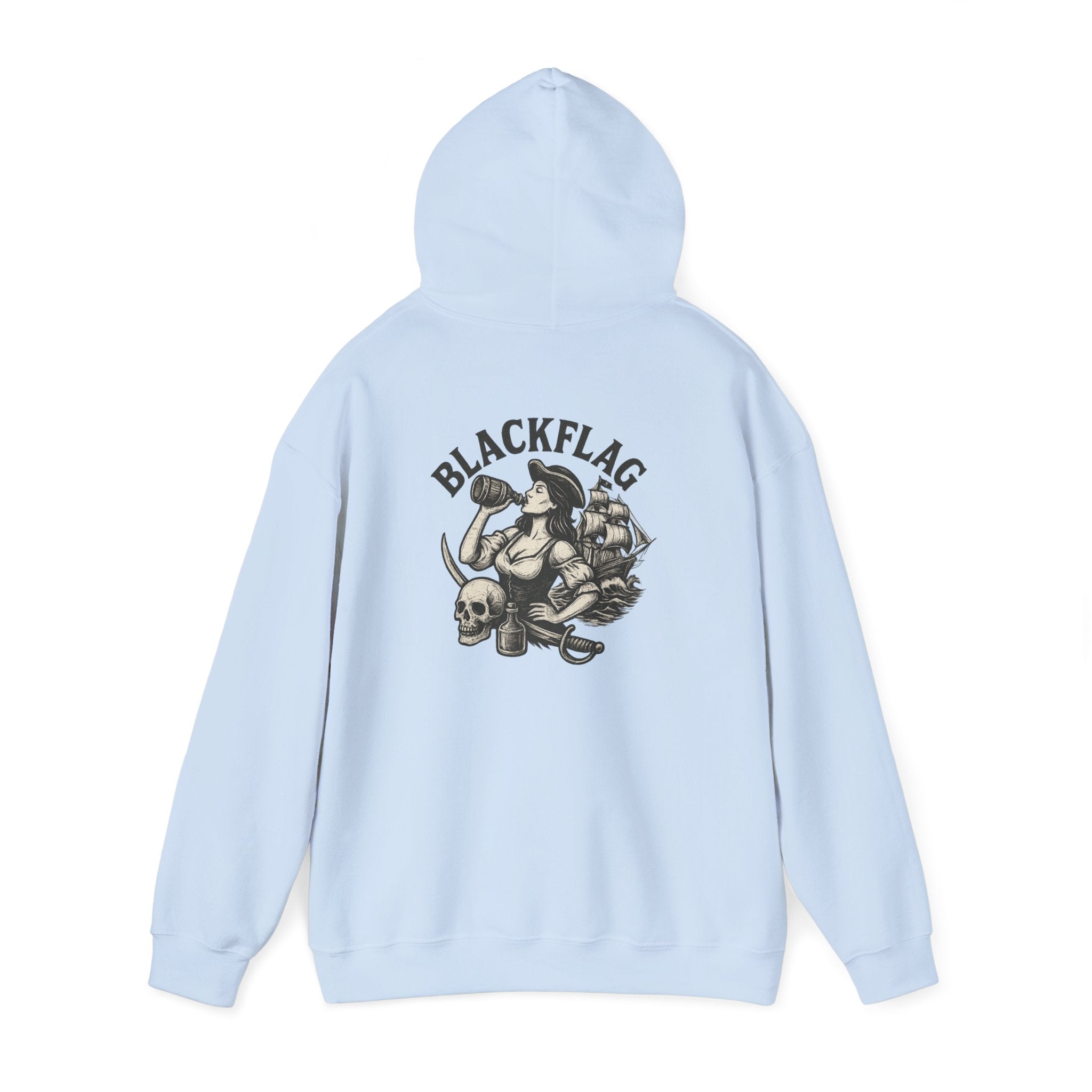 BlackFlag Ye Lady Hoodie Unisex Hoodie | Heavy Blend Hooded Sweatshirt for Adventure Lovers, Casual Streetwear