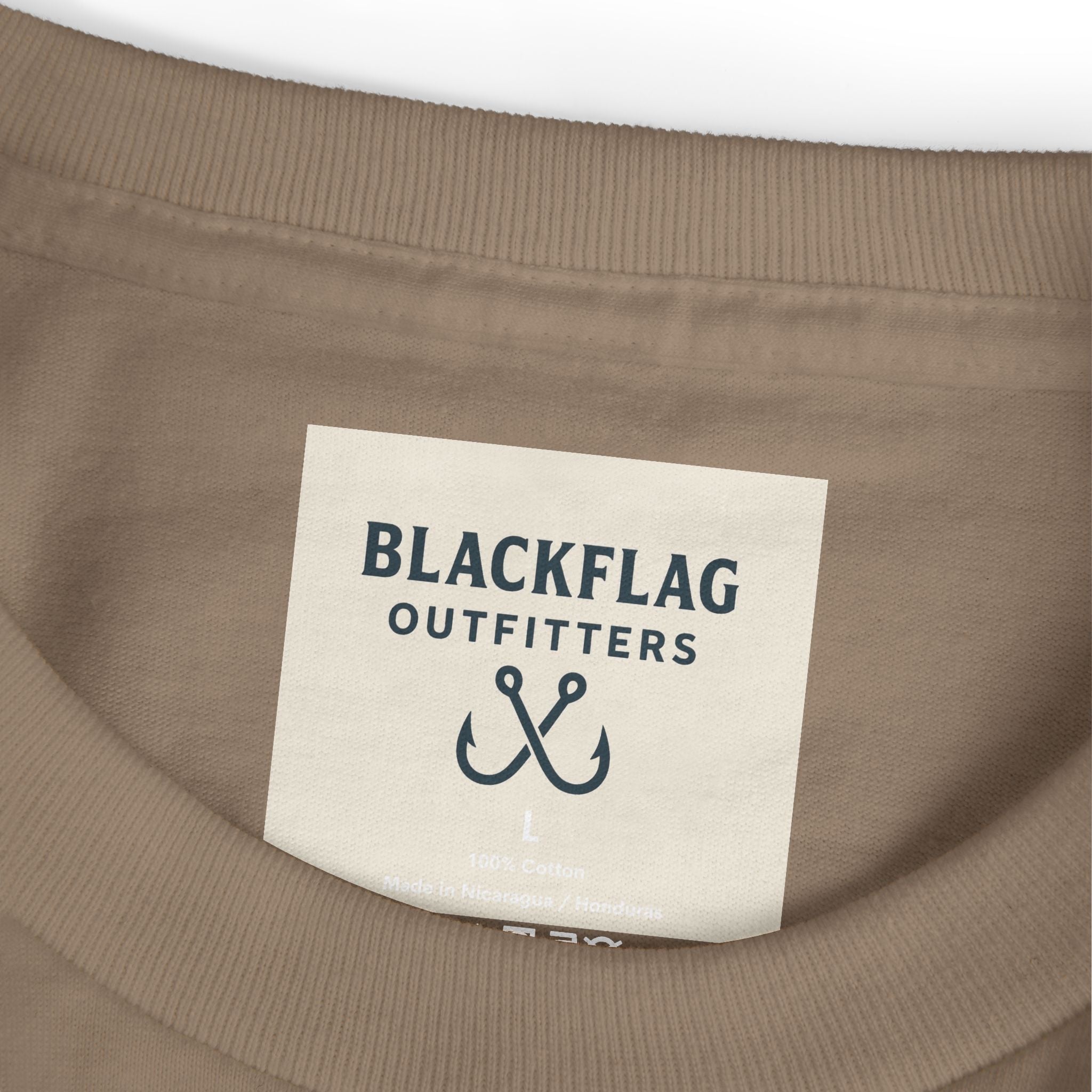 Unisex Tee Shirt BlackFlag resting by the sea Design