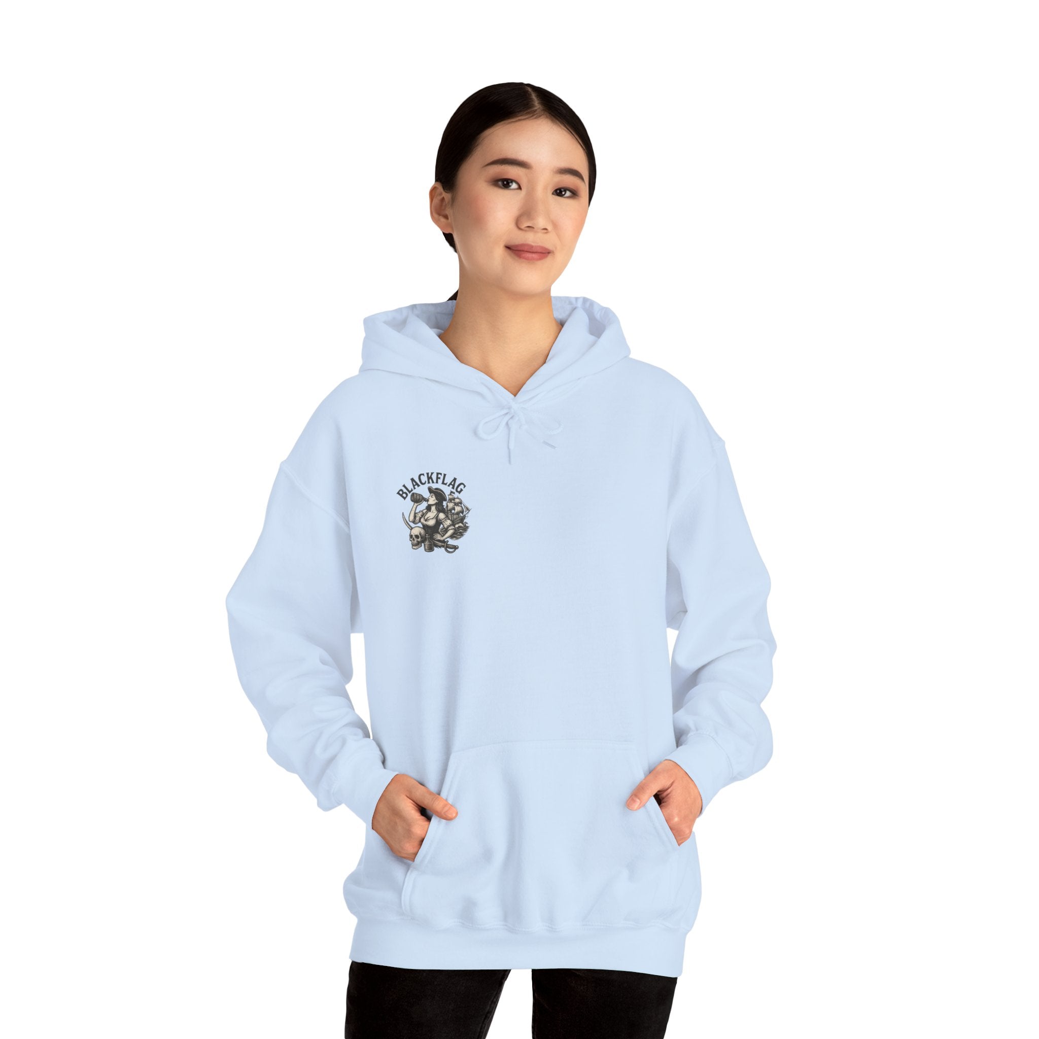 BlackFlag Ye Lady Hoodie Unisex Hoodie | Heavy Blend Hooded Sweatshirt for Adventure Lovers, Casual Streetwear