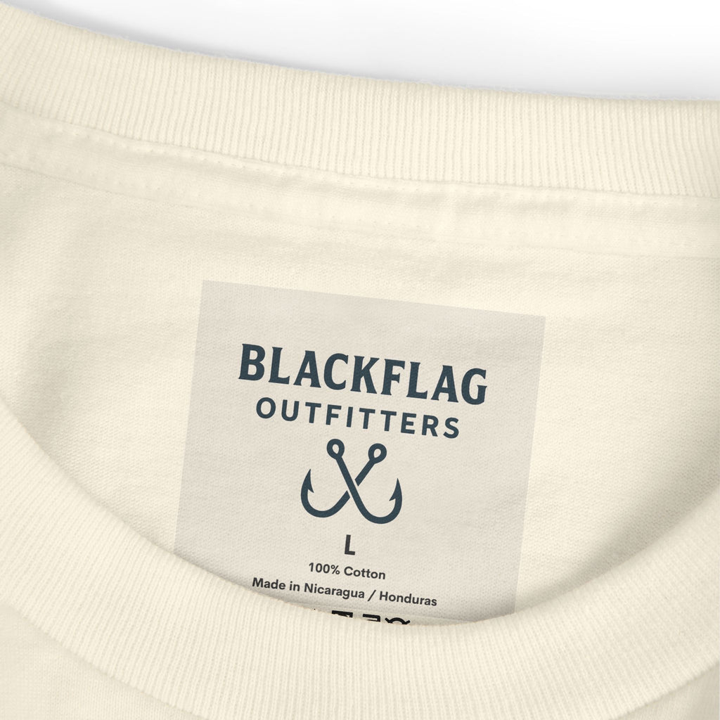 Unisex Tee Shirt BlackFlag resting by the sea Design