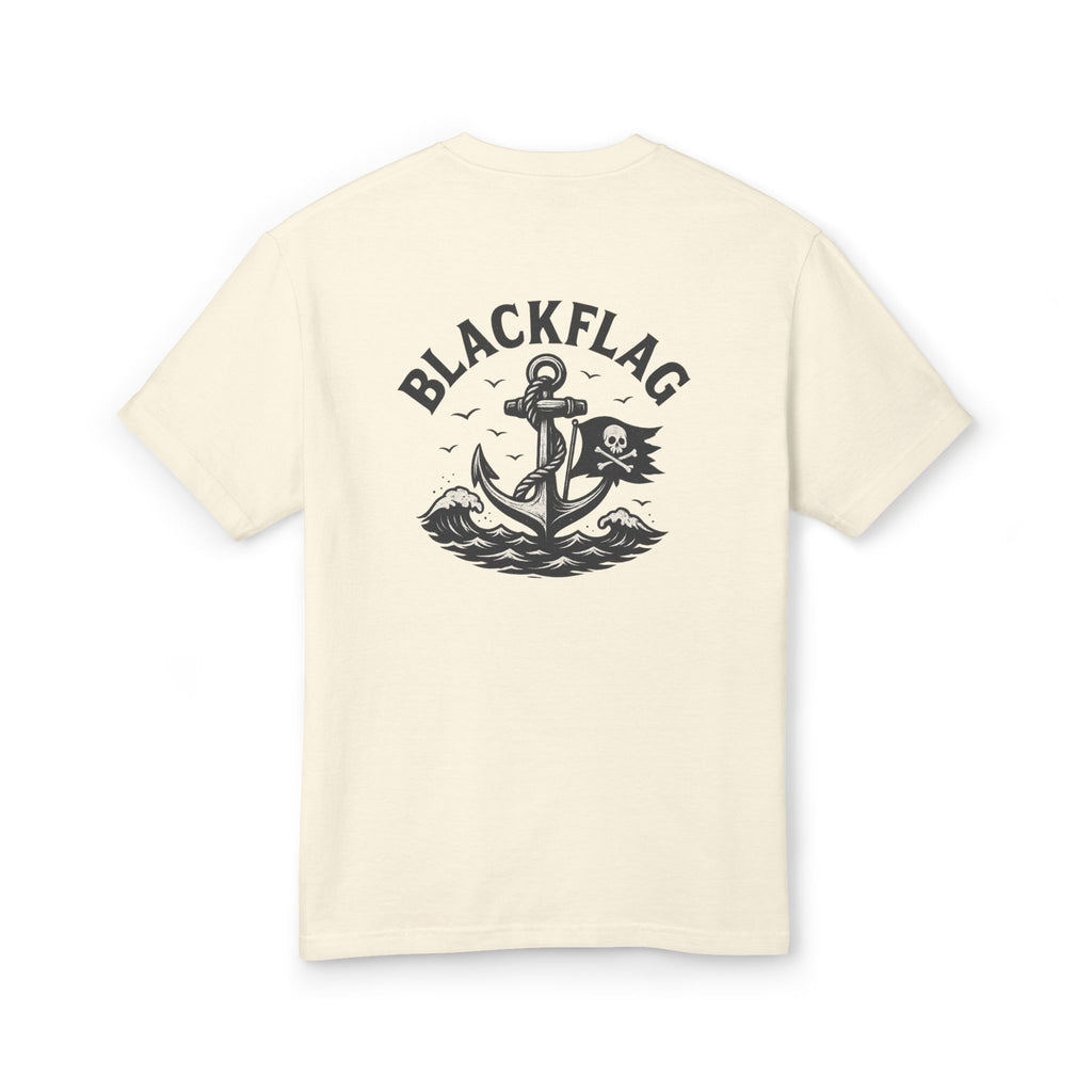 Unisex Tee Shirt BlackFlag resting by the sea Design