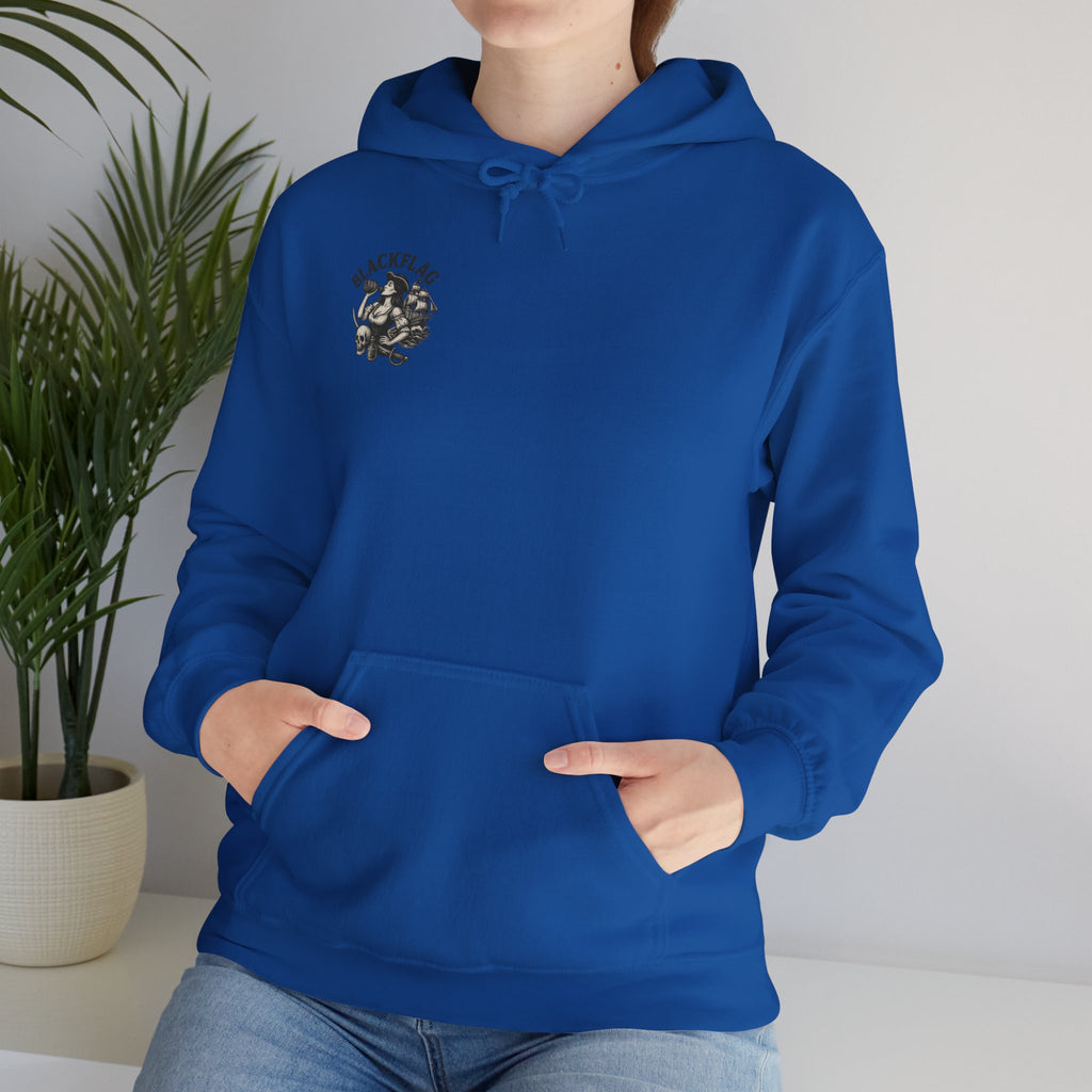 BlackFlag Ye Lady Hoodie Unisex Hoodie | Heavy Blend Hooded Sweatshirt for Adventure Lovers, Casual Streetwear