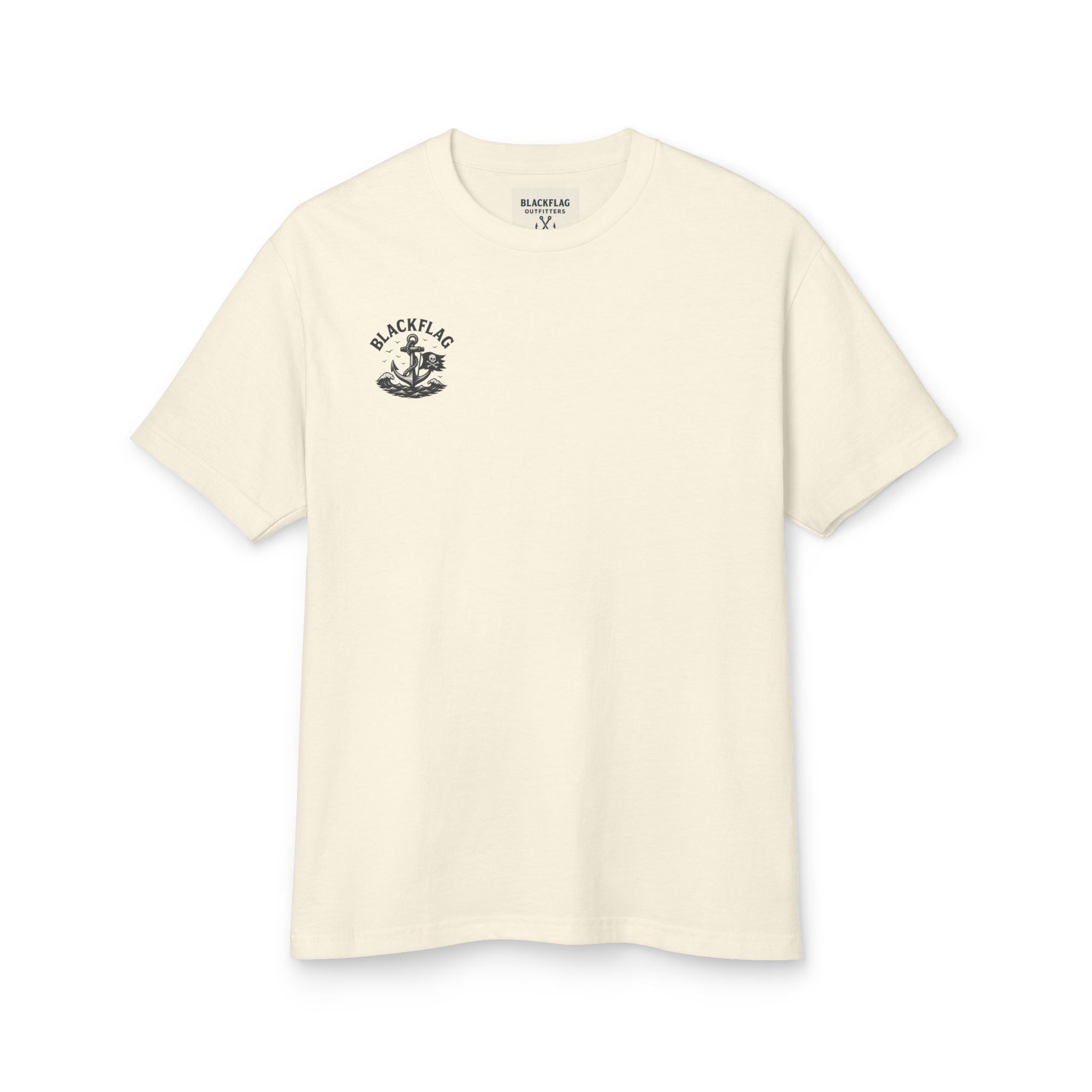 Unisex Tee Shirt BlackFlag resting by the sea Design